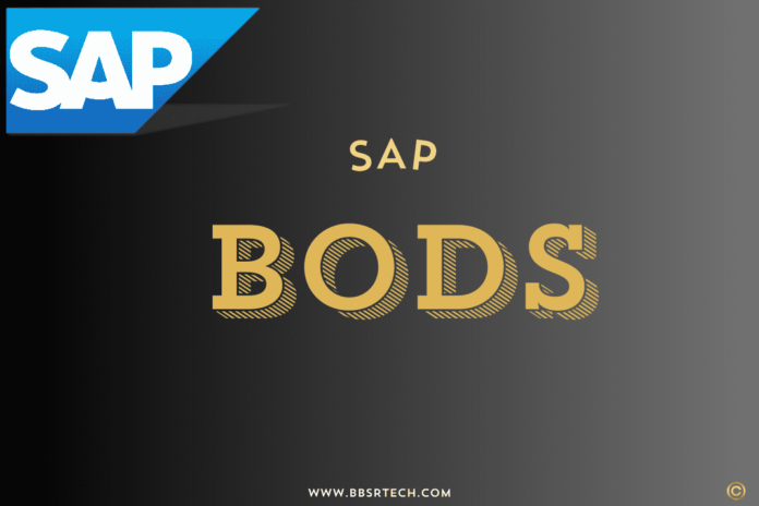 SAP BODS functions